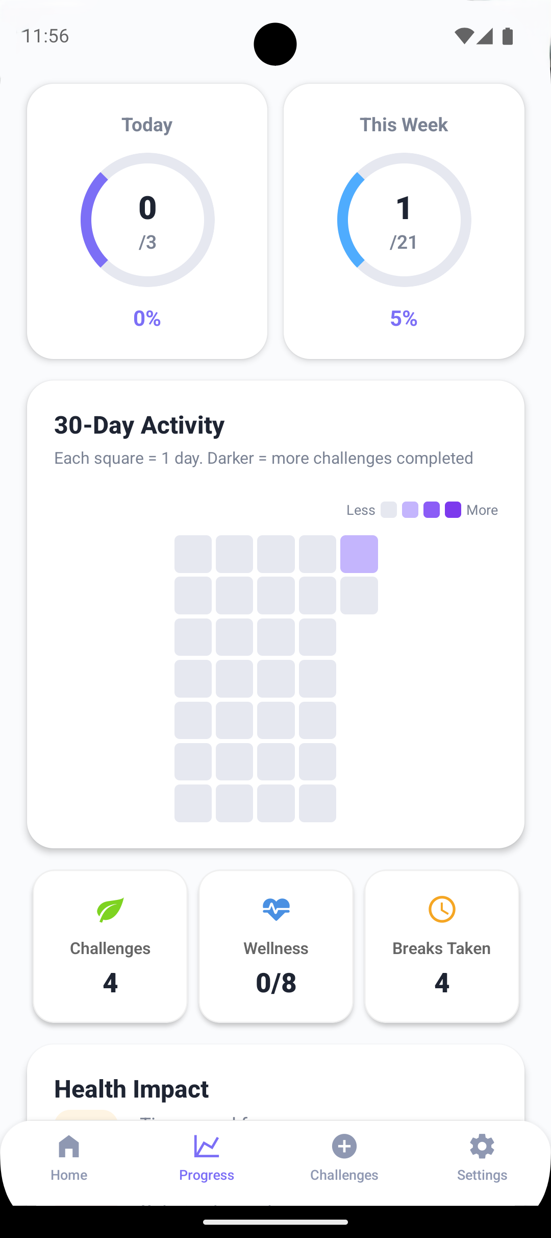 BreakFlow - Challenge Feed